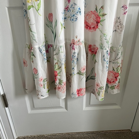 Twisted Wunder Maternity Floral Print Dress NWT - Picture 4 of 10